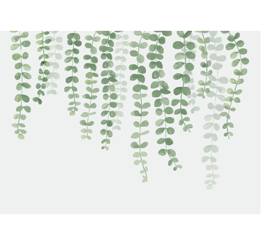 Fototapete baum üppige grüne ranken - TenStickers