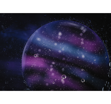 Fototapete abstrakt mit kosmischem blaseneffekt - TenStickers