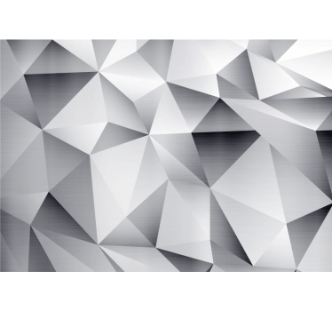 3d tapete mit geometrisch gemusterten facetten - TenStickers