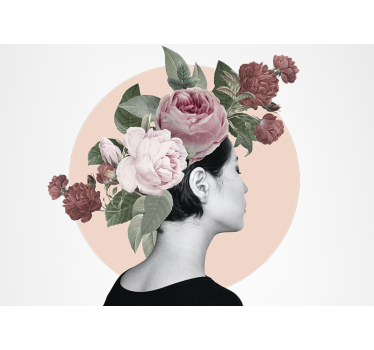 Fototapete blumen für florale haarschmuckstücke - TenStickers