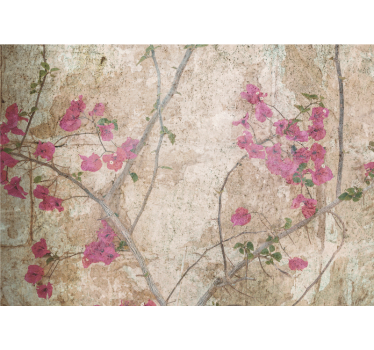 Fototapete blumen pink bougainvillea blüten - TenStickers