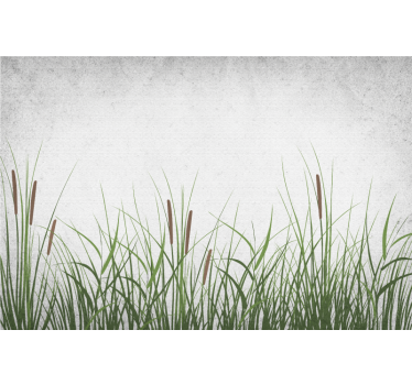 Fototapete blumen tulpen und gras - TenStickers