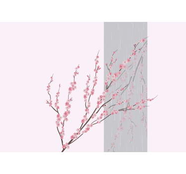 Fototapete blumen zarte rosa blumen - TenStickers