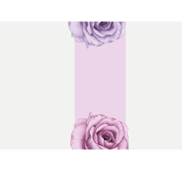Fototapete blumen im lila rosen design - TenStickers