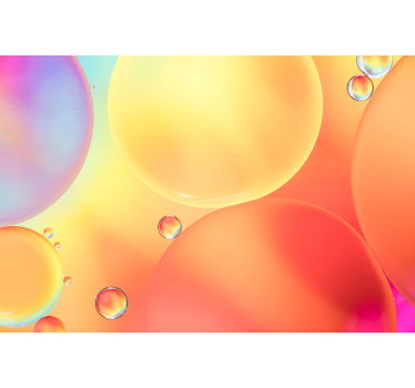 Fototapete 3D Badezimmer warme Blasen - TenStickers