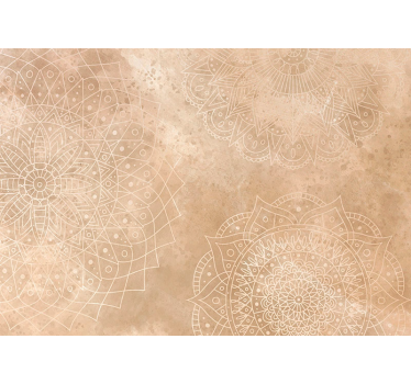 Fototapete Mandala Wohnzimmer Vintage - TenStickers