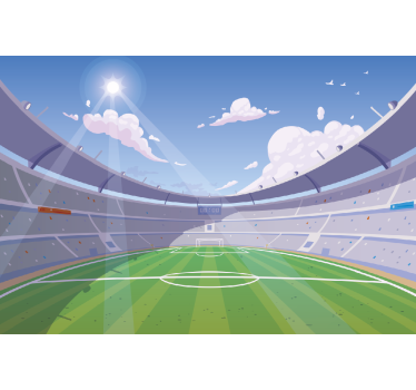 Fototapete Kinderzimmer Fußballstadion - TenStickers