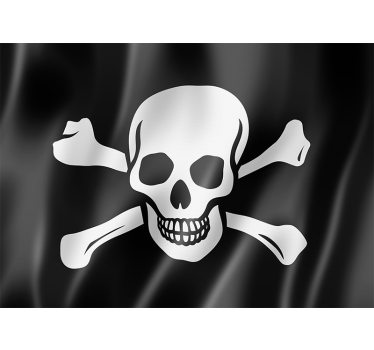 Fototapete Jugendzimmer Piratenflagge - TenStickers