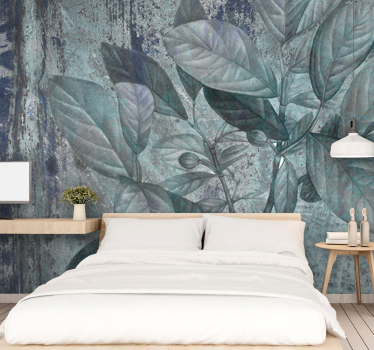 Schlafzimmer Tapete 3D Baum mit optischer Täuschung - TenStickers