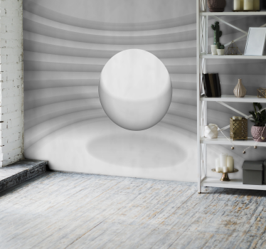 3D Tapete sphärische optische Täuschung - TenStickers
