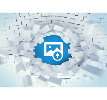 Personalisierbare Wandexplosion 3D Tapete - TenStickers