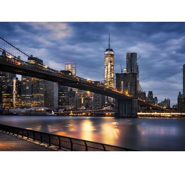 New York City Lichter Fototapete Städte - TenStickers