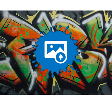 Fototapete graffiti urbaner straßenflair - TenStickers