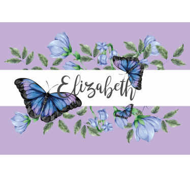 Fototapete Blumen schmetterlinge und blüten - TenStickers