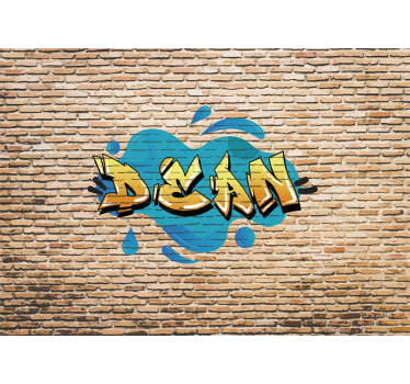 Fototapete graffiti im personalisierten stil - TenStickers