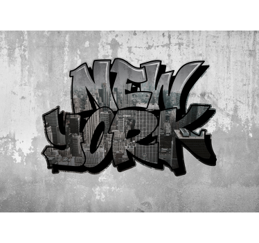 Fototapete Jugendzimmer New York Graffiti - TenStickers