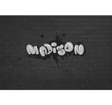 Fototapete graffiti stilvolles namensdesign - TenStickers