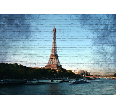 Paris Fototapete Paris eiffelturm textur - TenStickers