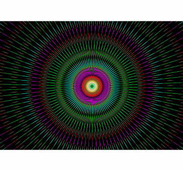 Fototapete Mandala Kaleidoskop - TenStickers