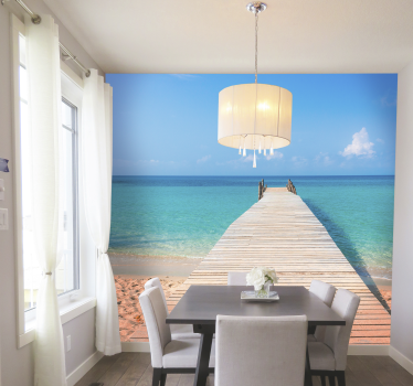 Am Strand Meer Landschaft Fototapete - TenStickers