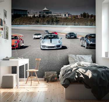 Fototapete Jugendzimmer Autorennen - TenStickers
