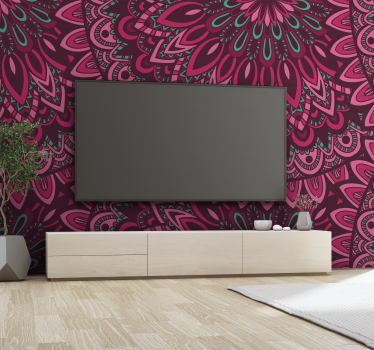 Fototapete Mandala Blumendesign - TenStickers