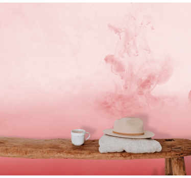 Fototapete abstrakt dichte rosa wolke - TenStickers