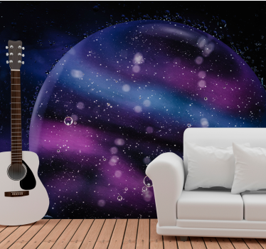 Fototapete abstrakt mit kosmischem blaseneffekt - TenStickers