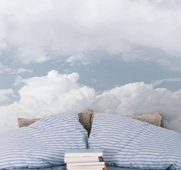 Fototapete Baby Weiße flauschige wolken - TenStickers