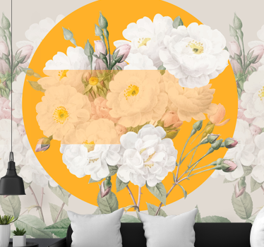 Fototapete blumen blühende florale komposition - TenStickers