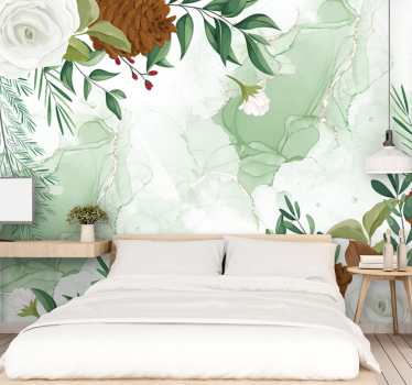Fototapete blumen elegante blumenarrangements - TenStickers