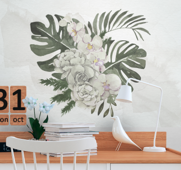 Fototapete blumen elegante florale komposition - TenStickers