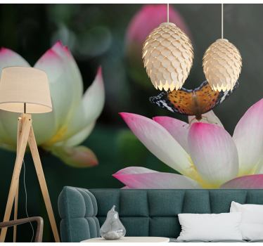 Fototapete Blumen elegante lotusblüte - TenStickers