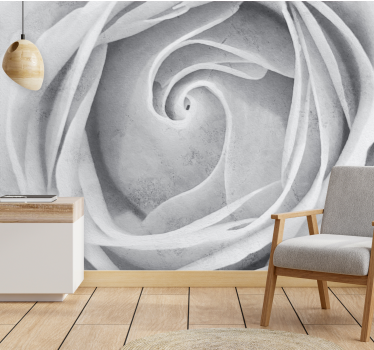 Fototapete blumen elegante rosen spirale - TenStickers