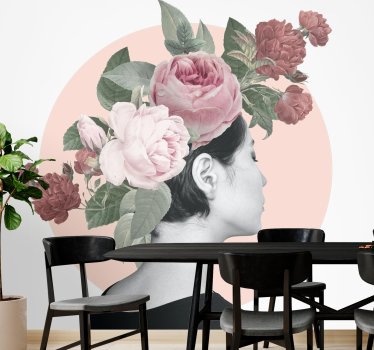 Fototapete blumen für florale haarschmuckstücke - TenStickers