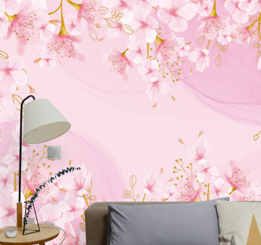 Fototapete blumen kirschblüten eleganz - TenStickers