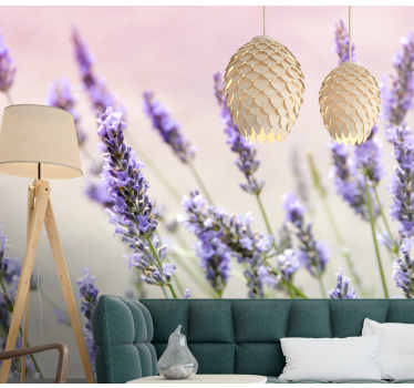 Fototapete blumen lavendelblüten eleganz - TenStickers