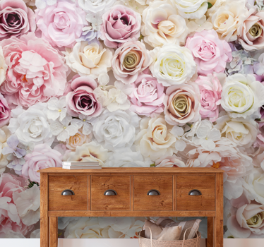 Fototapete blumen rosenblüten kollektion - TenStickers