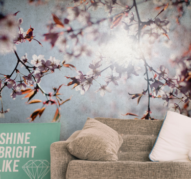 Fototapete blumen sakura zweige - TenStickers