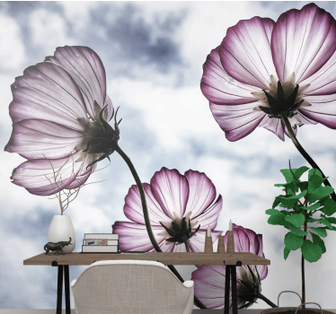 Fototapete blumen zarte florale schönheit - TenStickers