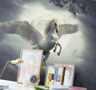 Fototapete fantasie fliegendes einhorn traum - TenStickers