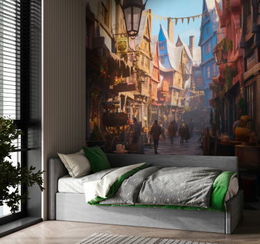 Fototapete Jugendzimmer magische Stadt - TenStickers