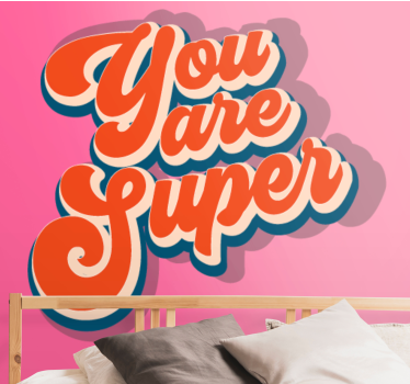 Fototapete Jugendzimmer You are Super - TenStickers