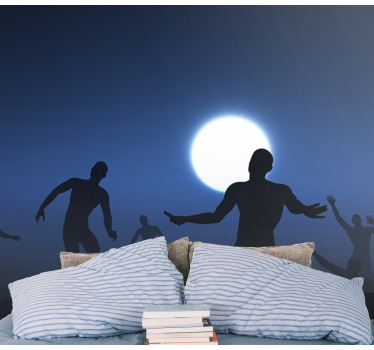 Fototapete Jugendzimmer Zombies im Nebel - TenStickers