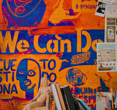Fototapete graffiti ermächtigte ausdruckskraft - TenStickers