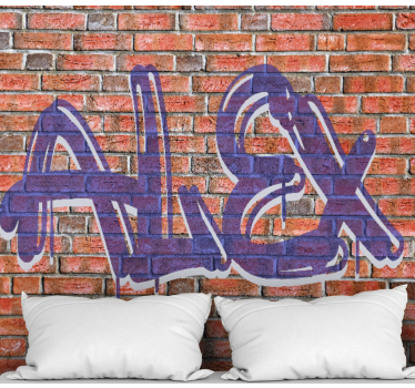 Fototapete graffiti mit namenskunst - TenStickers