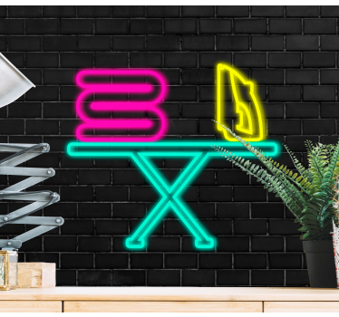 Fototapete graffiti neon bügelstation - TenStickers