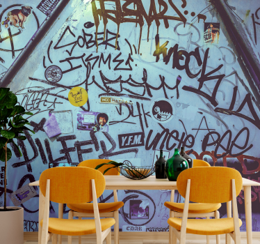 Fototapete graffiti urbane tagging kunst - TenStickers