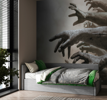 Fototapete Jugendzimmer Zombiehände - TenStickers