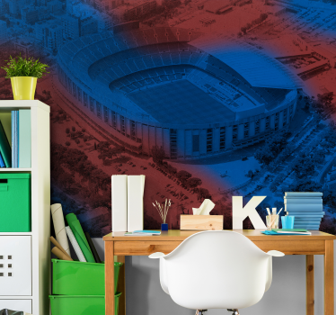 Fototapete Städte Barcelona Camp Nou - TenStickers